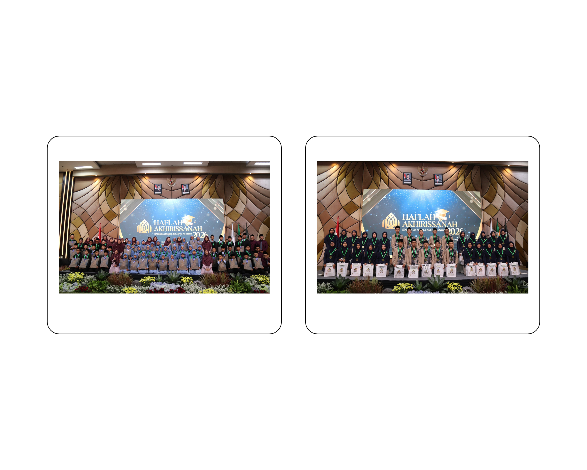 Satu Panggung, Dua Kebanggaan: Wisuda SDI dan SMPIT As-Salam 2025/2026